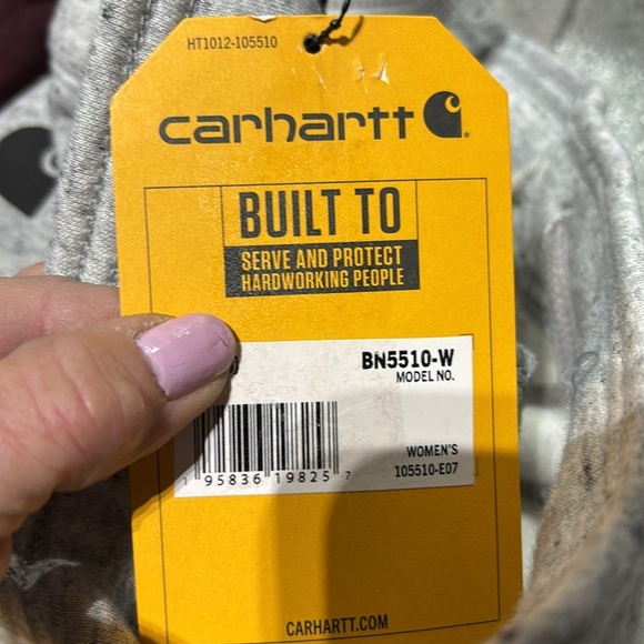 Carhartt Relaxed Fit MidRise,comfort waistband,hip pockets,back zip,fleece lined - Picture 10 of 11